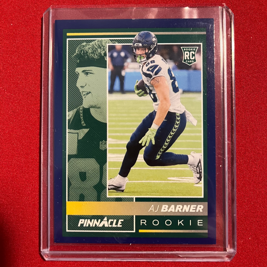 AJ Barner #203 2024 Panini Encore (Blue) Rookie Card 04/25