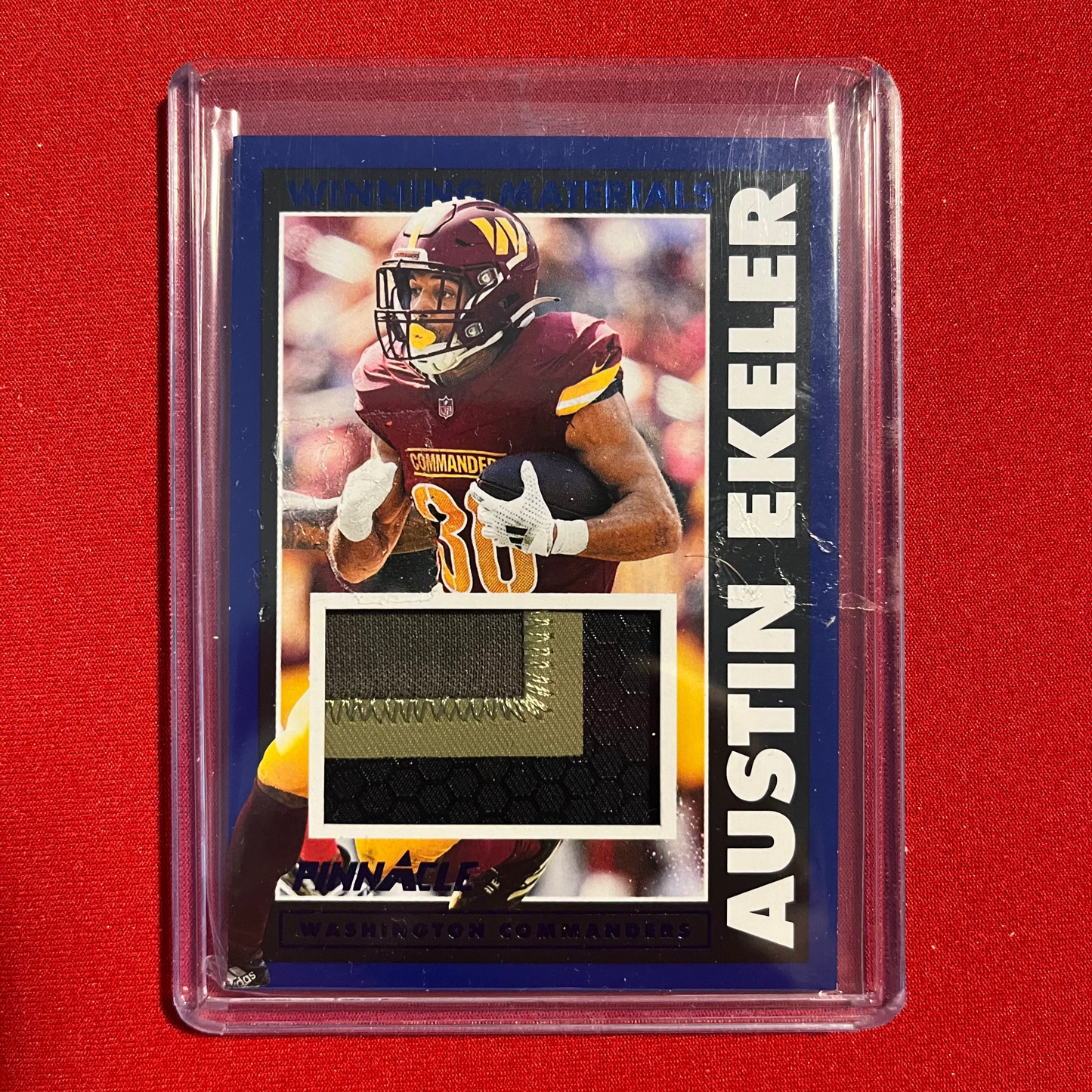 Austin Ekeler #WM-AER 2024 Panini Encore Winning Materials (Blue) Patch 22/35