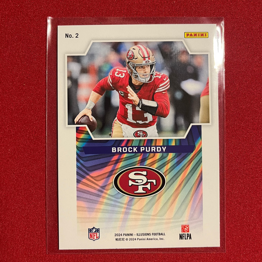 Brock Purdy #2 2024 Panini Illusions Game Magicians