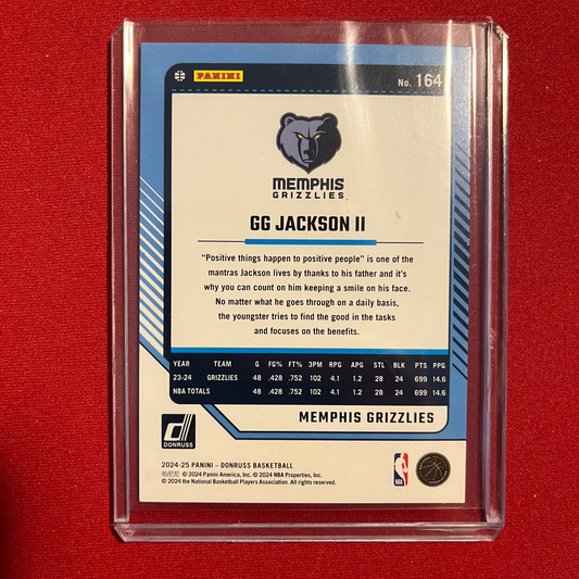 GG Jackson #164 2024 Panini Donruss Choice Gold 5/10