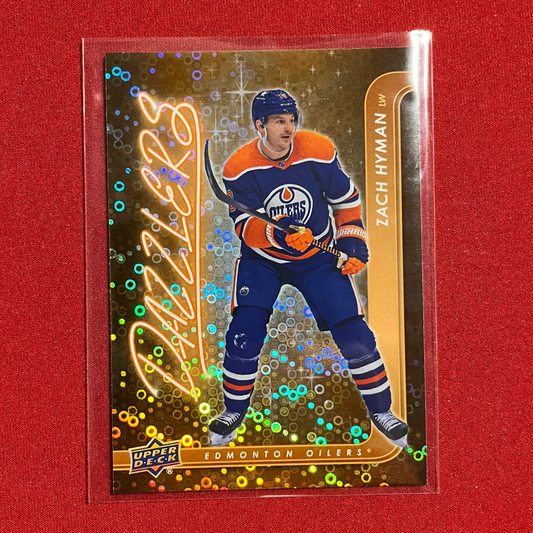 Zach Hyman #DZ-52 2024-25 Upper Deck Series 2 Dazzlers (Orange)