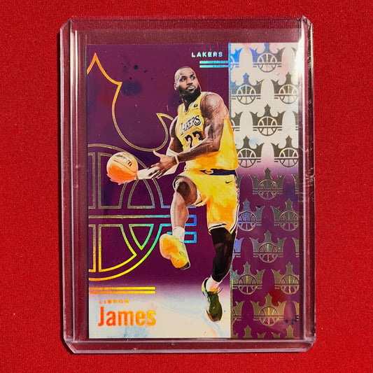 LeBron James #75 2024-25 Panini Court Kings Violet 20/49