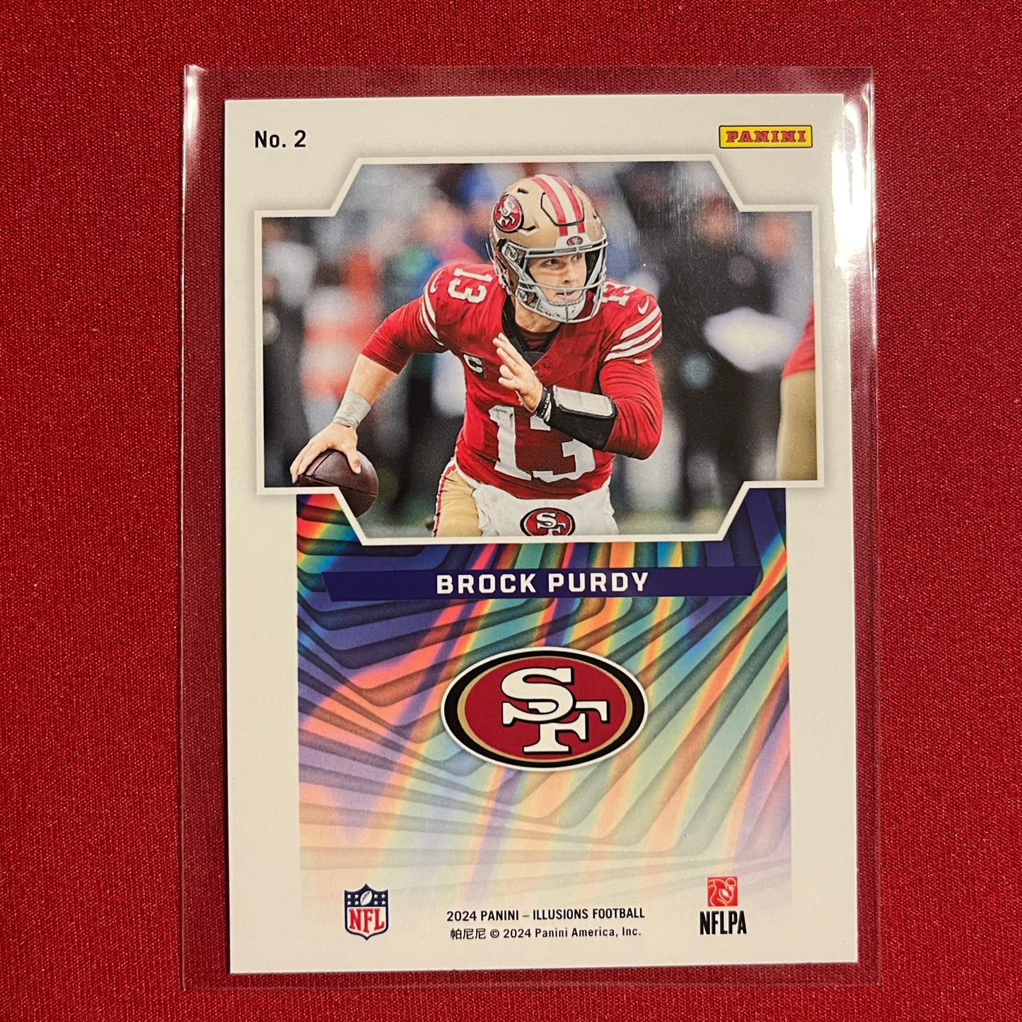Brock Purdy #2 2024 Panini Illusions Game Magicians