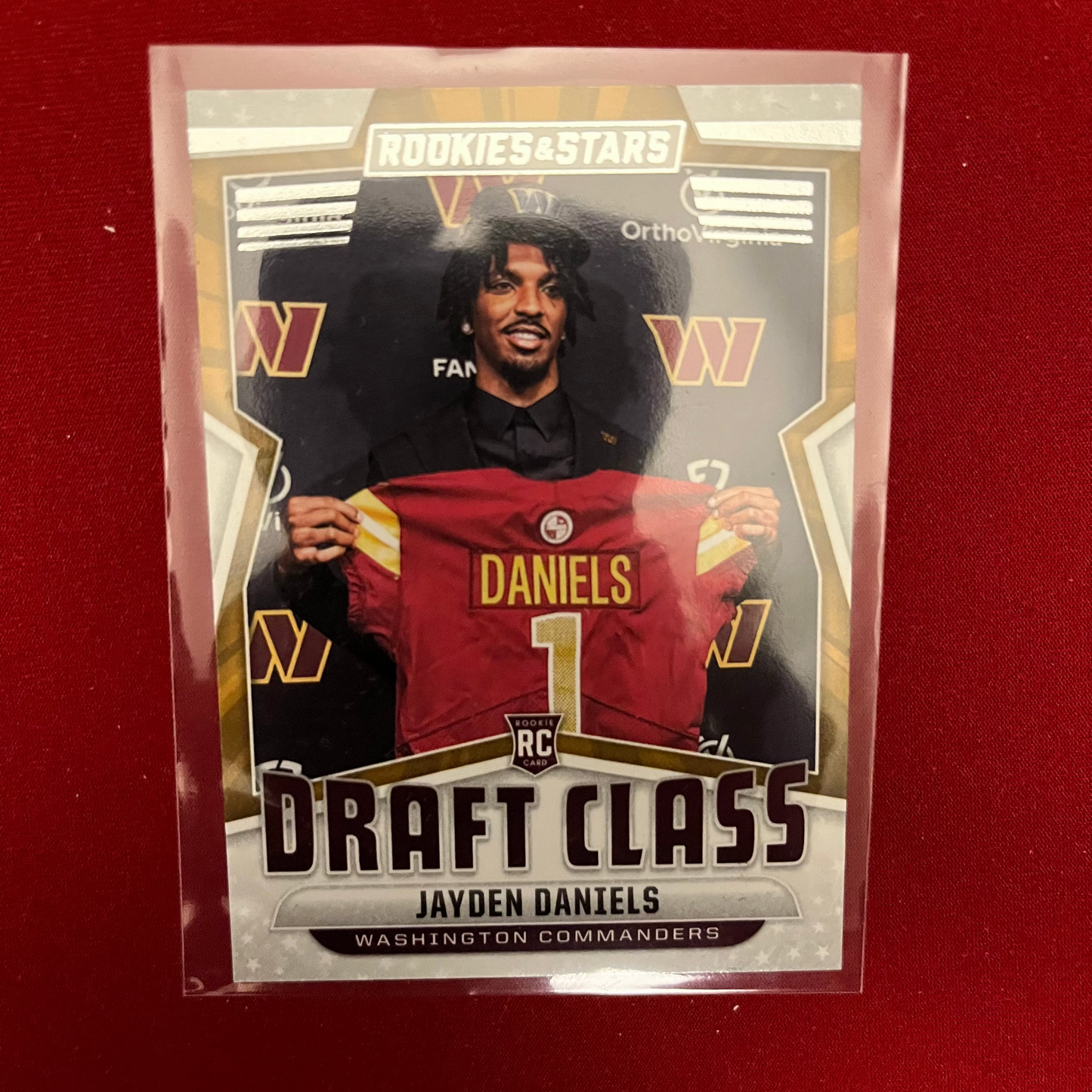Jayden Daniels NFL 2024-25 Panini Inserts Combo - 5 cards.