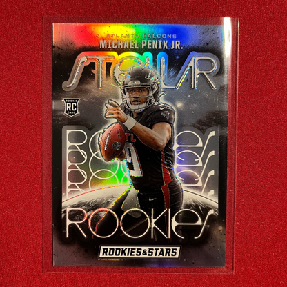 Michael Penix Jr. #SR-MPJ 2024 Panini Rookies & Stars Stellar Rookies (Silver)