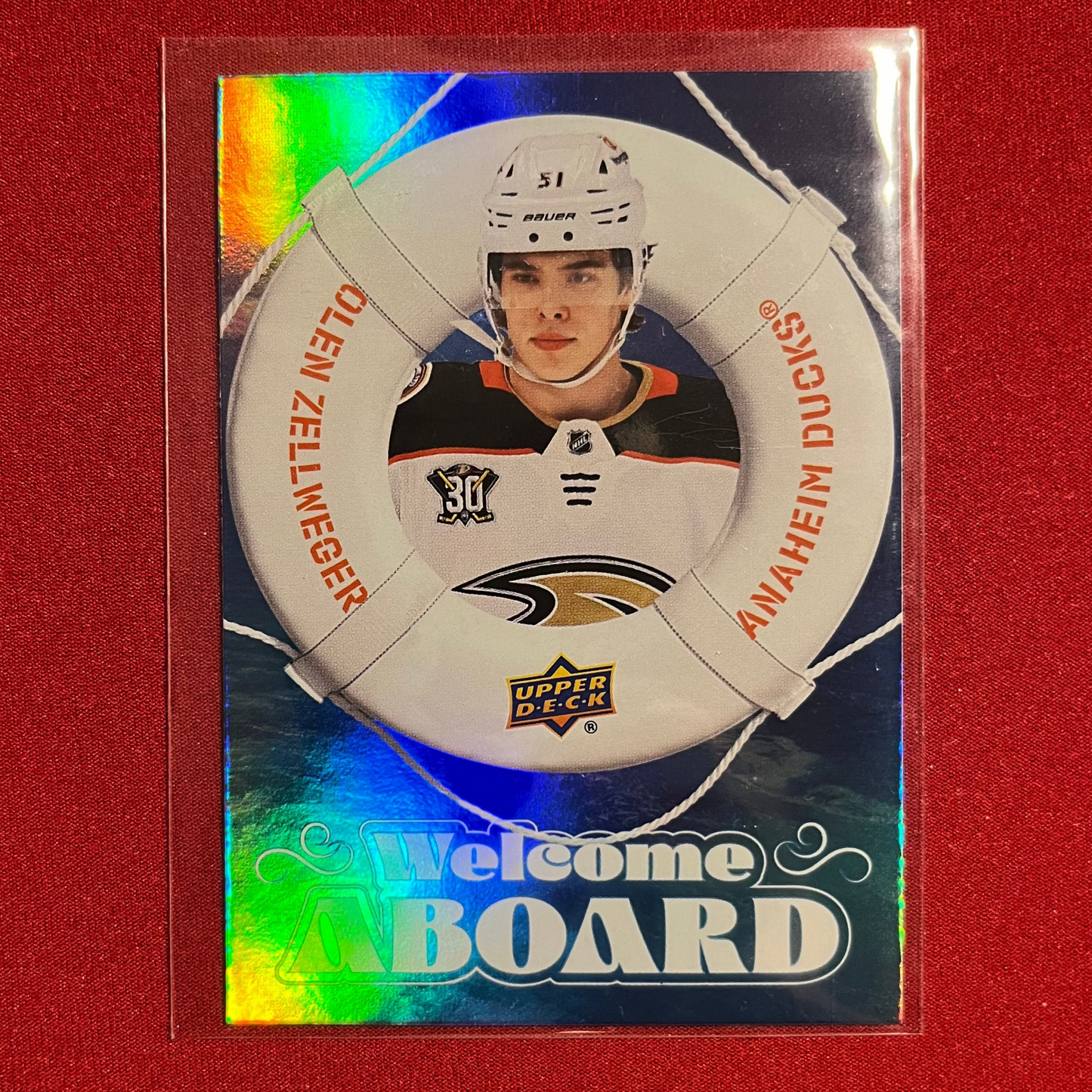 Olen Zellweger #WA-2 2024-25 Upper Deck Series 2 Welcome Aboard