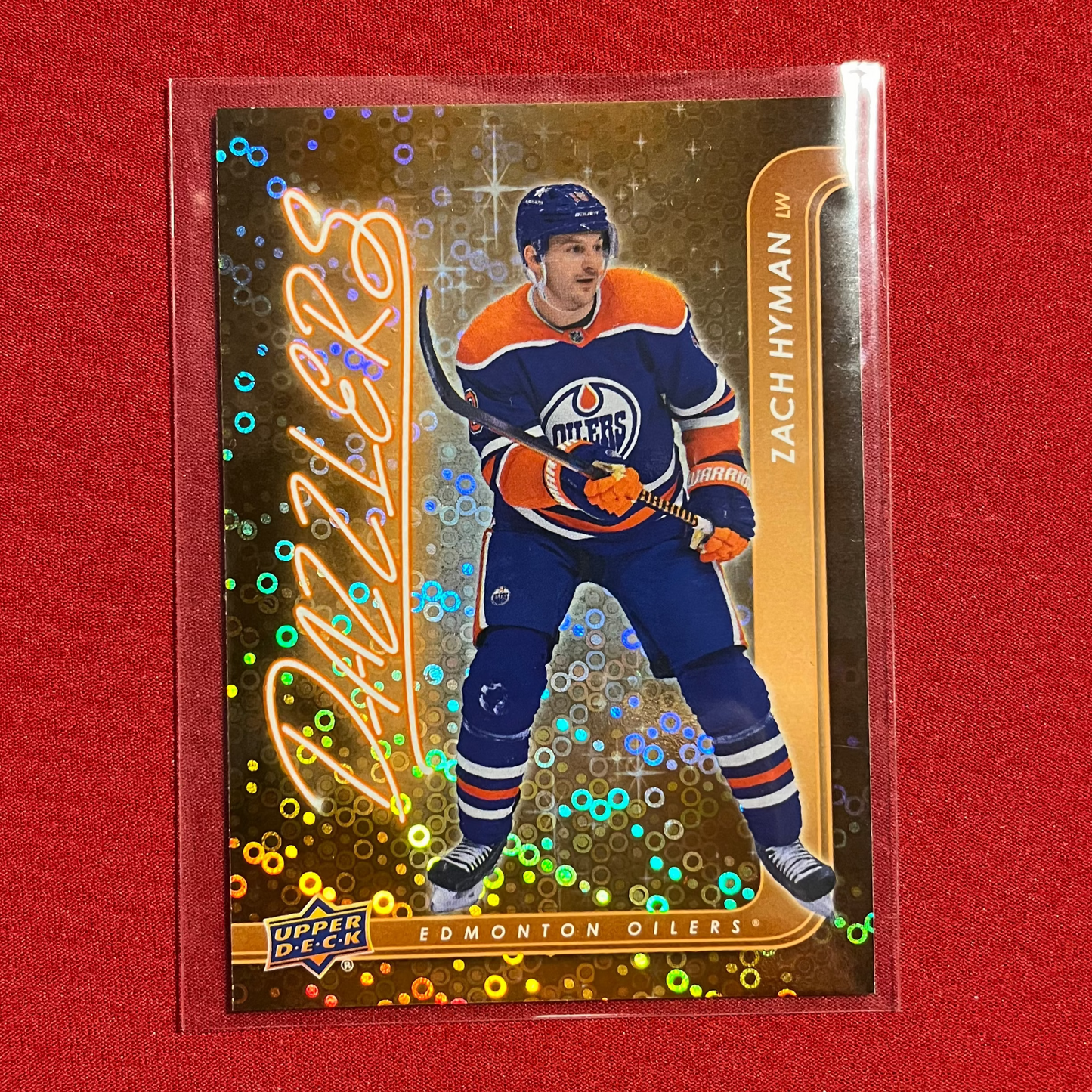 Zach Hyman #DZ-52 2024-25 Upper Deck Series 2 Dazzlers (Orange)
